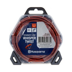 Μεσινέζα Whisper Twist με Μήκος 10m & Πάχος 2.7mm Πορτοκαλί / Μαύρη Husqvarna 