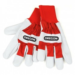 Γάντια Εργασίας Δέρμα & Ύφασμα Κόκκινα Oregon 542656