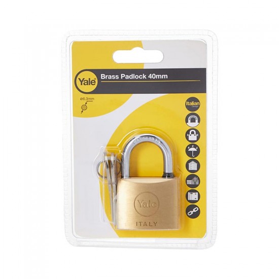 Λουκέτο Brass Padlock 40mm Yale 